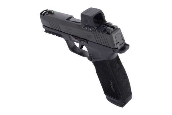 Sig P365X-Macro compensated optic-ready handgun.